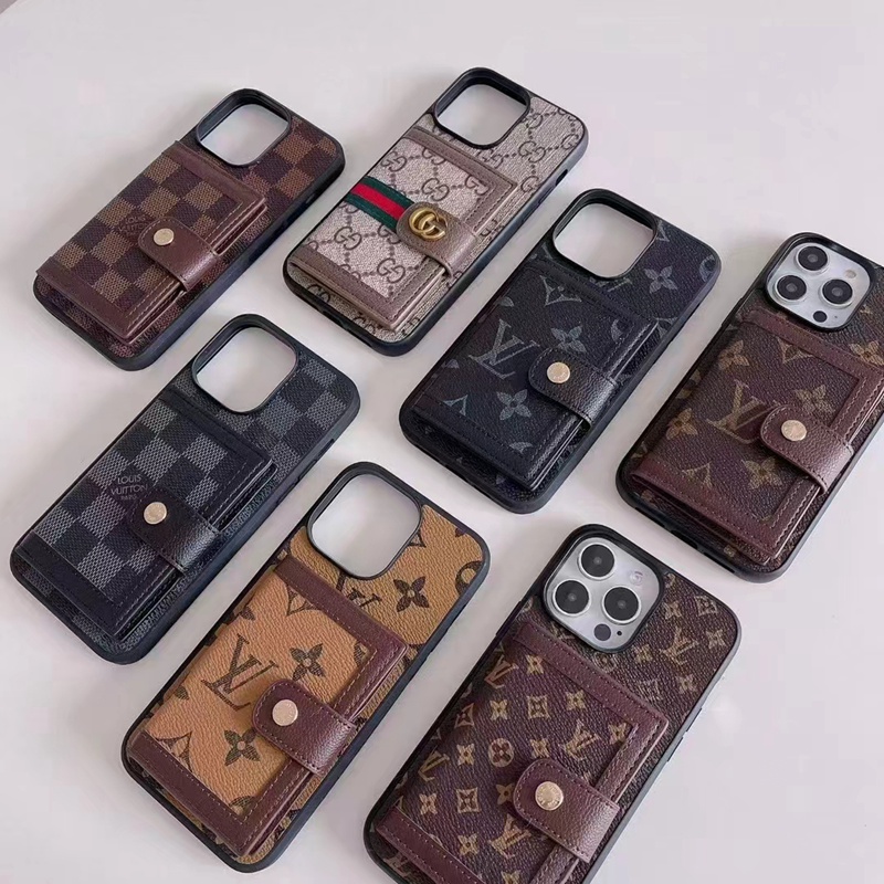 LV ルイヴィトン ブランド Gucci グッチ iPhone 1514/14 Pro/14 Pro Maxケース かわいい 財布型 カード収納 レザー 小銭入れ モノグラム ジャケット型 アイフォン1514プロ マックス/14プロ/14/13/12/11カバー コピー レディース