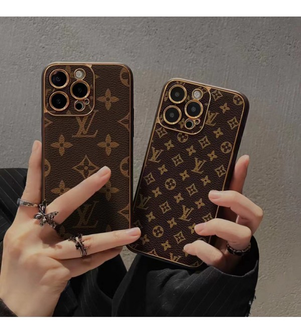 LV ブランド ルイヴィトン iphone 14/14 pro/14 pro maxケース オシャレ モノグラム メッキ風 ジャケット型 アイフォン14/14プロ/14プロマックス/13/12/11カバー コピー ファッション メンズ レディーズ