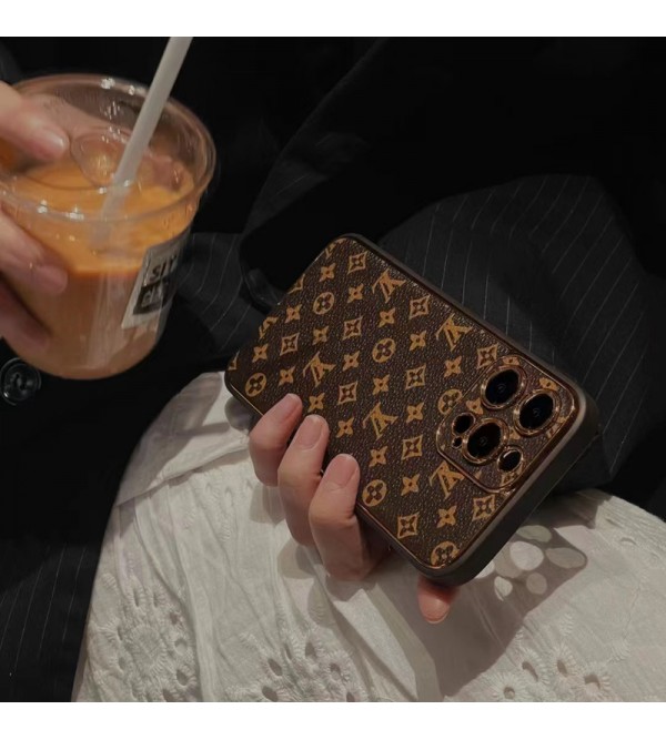 LV ブランド ルイヴィトン iphone 14/14 pro/14 pro maxケース オシャレ モノグラム メッキ風 ジャケット型 アイフォン14/14プロ/14プロマックス/13/12/11カバー コピー ファッション メンズ レディーズ