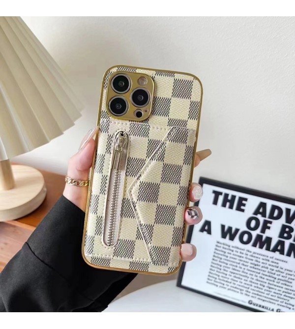 LV ブランド ルイヴィトン iPhone 14/14 Pro/14 Pro Maxケース かわいい 財布型 カード収納 ジッパー付き レザー 小銭入れ モノグラム ジャケット型 アイフォン14プロ マックス/14プロ/14/13/12/11カバー ファッション メンズ レディース