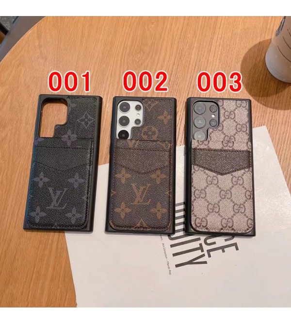 LV ルイヴィトン Gucci グッチ iphone15pro maxケース ハイブランド Galaxy S23/S23+/S23 Plus/S23 Ultraケース かわいい モノグラム 財布型 アイフォン15プロマックス ケースカード入れ レザー ジャケット型 ギャラクシーs23/s23プラス/s23ウルトラ/s22カバー 大人気 メンズ レディース