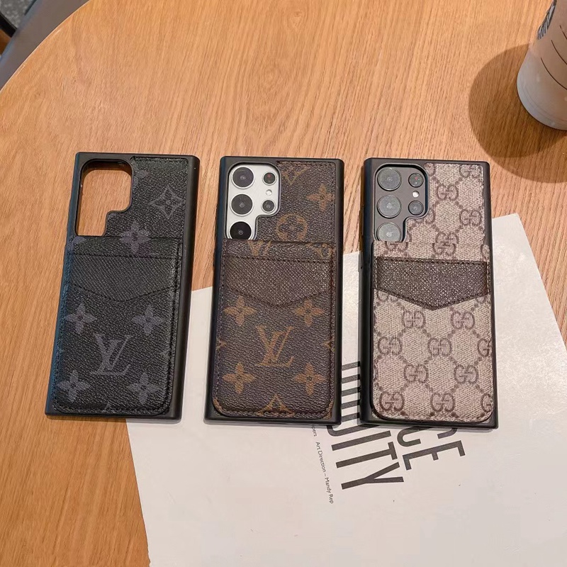 LV ルイヴィトン Gucci グッチ iphone15pro maxケース ハイブランド Galaxy S23/S23+/S23 Plus/S23 Ultraケース かわいい モノグラム 財布型 アイフォン15プロマックス ケースカード入れ レザー ジャケット型 ギャラクシーs23/s23プラス/s23ウルトラ/s22カバー 大人気 メンズ レディース