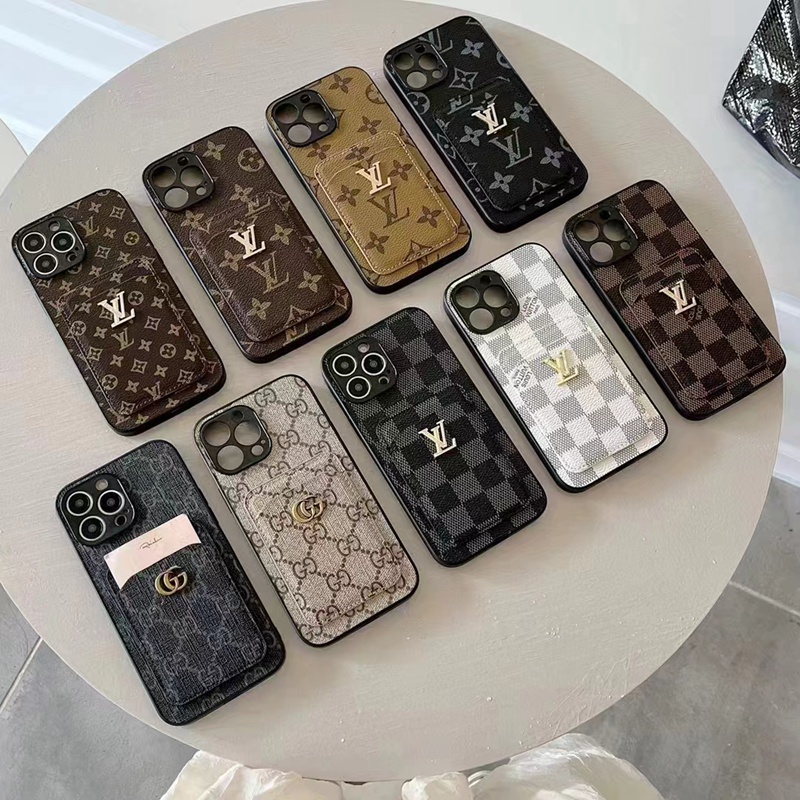 LV ルイヴィトン GUCCI グッチ ブランド iPhone 14/14 Pro/14 Pro Maxケース かわいい カード入れ レザー製 モノグラム ジャケット型 アイフォン14/14プロ/14プロマックス/13/12/11カバー コピー ファッション メンズ レディース