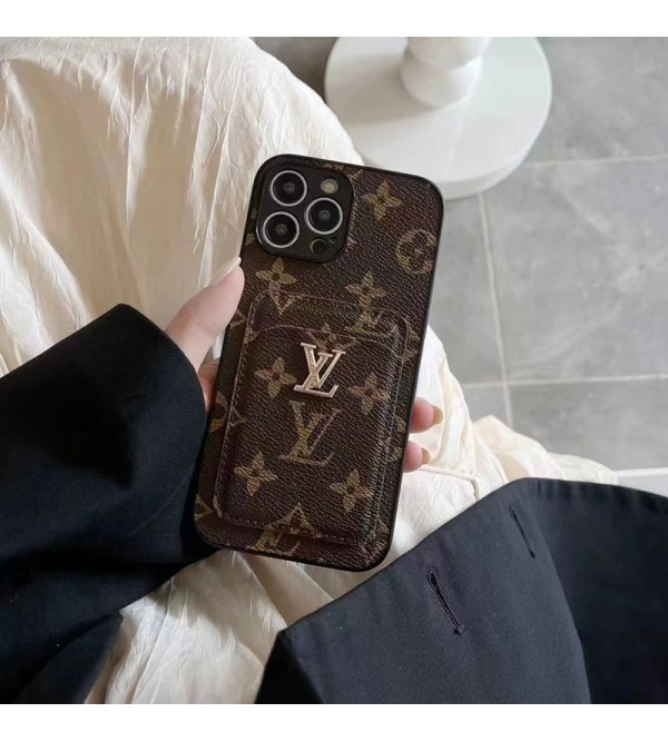 LV ルイヴィトン GUCCI グッチ ブランド iPhone 14/14 Pro/14 Pro Maxケース かわいい カード入れ レザー製 モノグラム ジャケット型 アイフォン14/14プロ/14プロマックス/13/12/11カバー コピー ファッション メンズ レディース