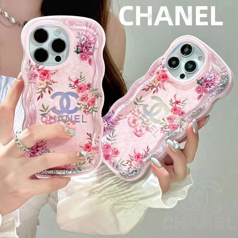 Chanel/シャネル Louis Vuitton/ルイヴィトン ブランド iphone 14/14 pro/14 pro maxケース 流れ クリア 花 きらきら 蝶結び柄  LV カラー色 モノグラム アイフォン14/13/12/11カバー ファッション メンズ レディーズ