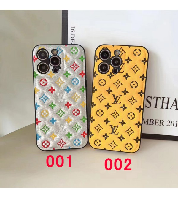 LV ルイヴィトン ブランド iPhone 14/14 Pro/14 Pro Maxケース かわいい モノグラム柄 経典 レザー風 カラー色 ジャケット型 激安 アイフォン14/14プロ/14プロ マックス/13/12/11カバー コピー ファッション メンズ レディース