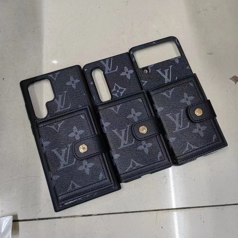 Lv ルイヴィトン男女兼用 Galaxy s23 ultra/Z flip4/fold4ケース 財布風 カードバッグ レザー製　ブランドモノグラム Galaxy s23+ s21ケース ブランドギャラクシーS23プラス s22 s21 plus ケース ファッションgalaxy s23 plus スマホケース 激安