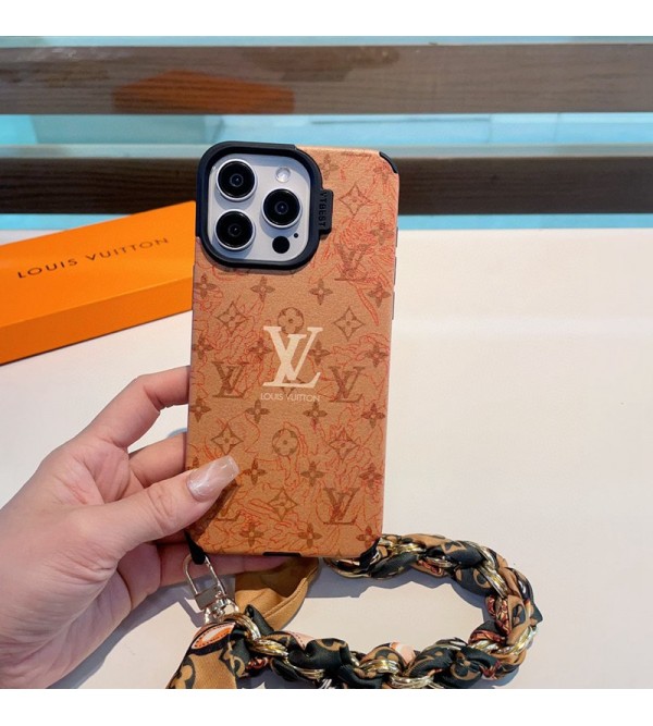 Lv ルイヴィトンアイフォン15/14 13 12プロマックス ケース かわいい 男女兼用 人気 ブランド iphone15 14 13 12 proケース  手帳型 ストラップ付きブランド アイフォン15 8/7 plus se3 2 14 plus ケース 韓国風