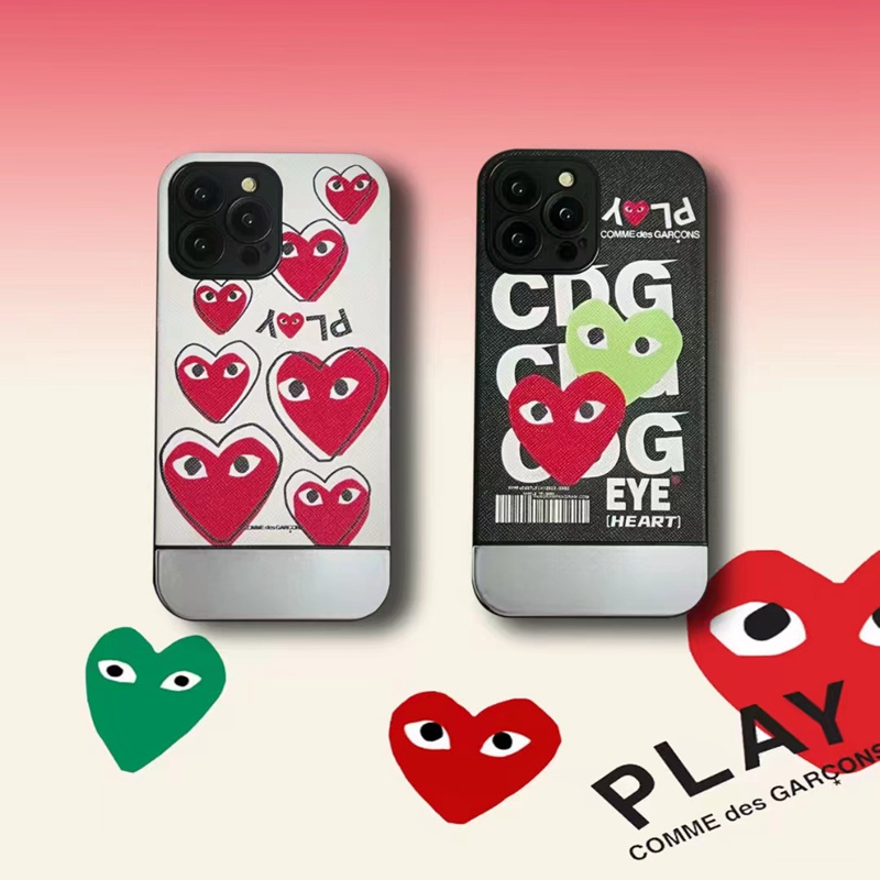 NIKE ナイキ CDG コムデギャルソン ハイブランド iphone 14/14 pro/14 pro maxケース オシャレ メッキ 心柄 モノグラム Comme des Garçons ジャケット型 アイフォン14/14プロ/14プロマックス/13/12/11カバー 芸能人愛用 メンズ レディーズ