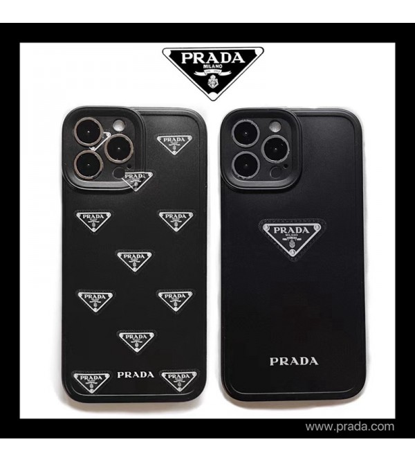 PRADA プラダ ブランド iphone 13/13 pro/13 pro maxケース シンプル ビジネス セレブ愛用 モノグラム 激安スマホケース アイフォン13/12/11/x/xs/xr/8/7カバー ファッション メンズ レディース