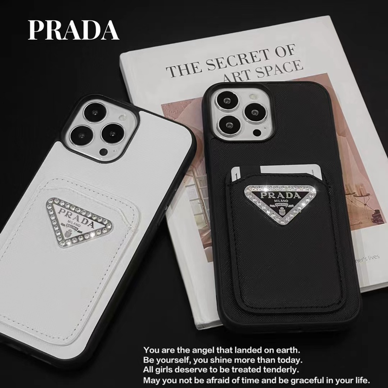 Prada プラダiphone 15 14 pro maxケース 激安アイフォン15/14 13 12プロマックス ケース かわいい アイフォン15 14 13 スマホケース インスタ風