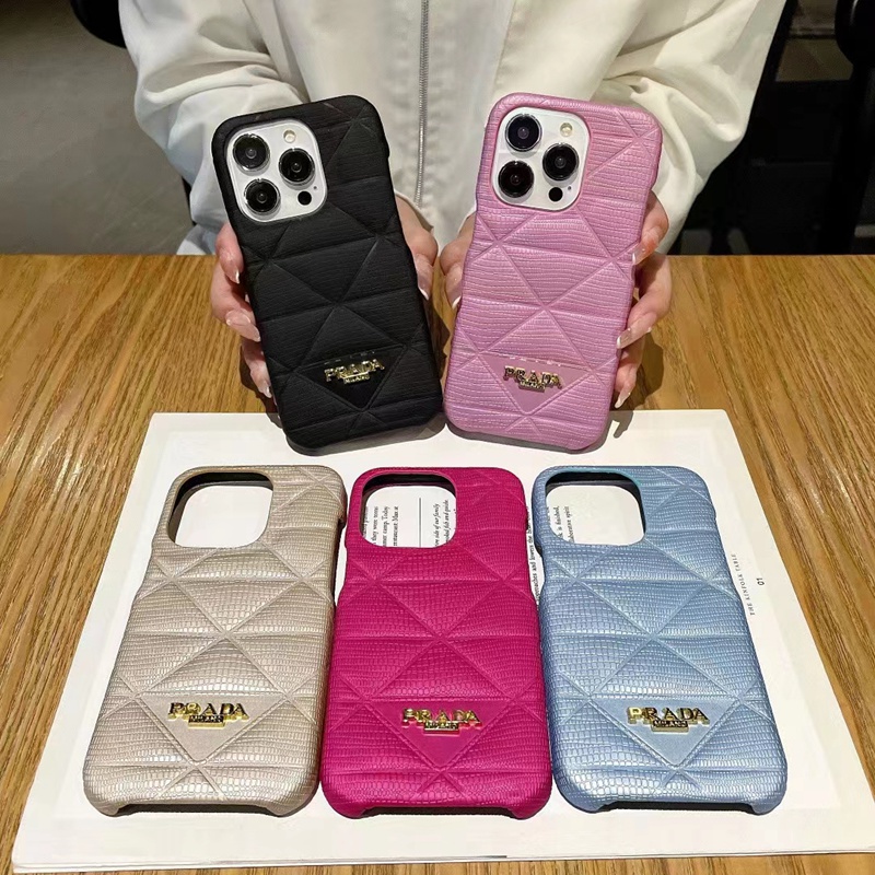 PRADA ブランド プラダ iPhone 14/14 Pro/14 Pro Maxケース かわいい レザー風 モノグラム セレブ愛用 オーダーメイド ジャケット型 アイフォン14/14プロ/14プロマックス/13/12カバー 保護 コピー メンス レデイース