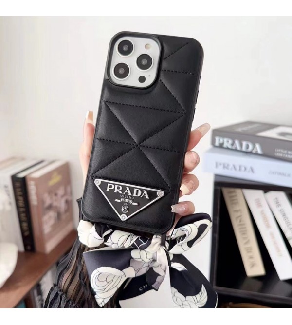 Prada プラダ女性向け iphone15pro max xr xs max 8/7 plusケース ガラス型 モノグラム iphone 15 14 plusケース 個性ブランド アイフォン15 8/7 plus se3 2 14 plus ケース 韓国風