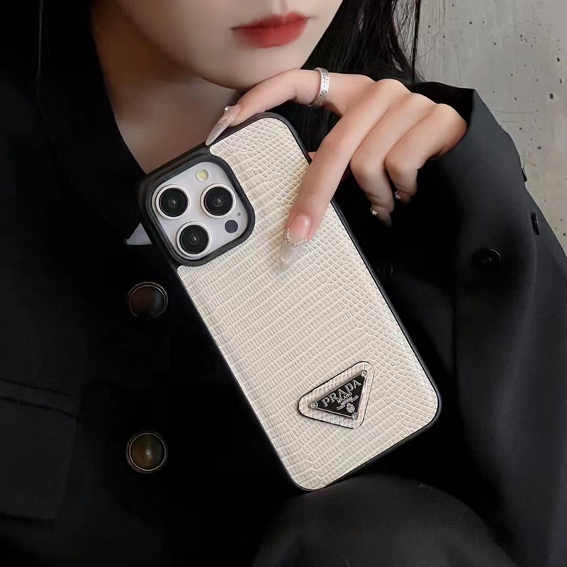 Prada プラダアイフォン15/14 13 12プロマックス ケース かわいい 男女兼用 人気 ブランド iphone15 14 13 12 proケース  手帳型 ストラップ付き アイフォン15 14 13 スマホケース インスタ風