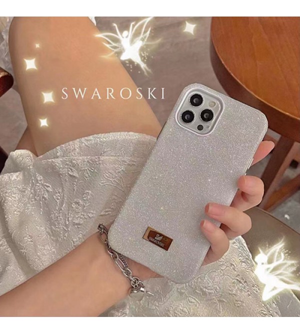 Swarovski ブランド スワロフスキー iphone13 pro/13 mini/13 pro maxケース 贅沢風 きらきら ジャケット型 アイフォン13/12 pro max/11/x/xs/xrケース 女性向けカバー メンズ レディース