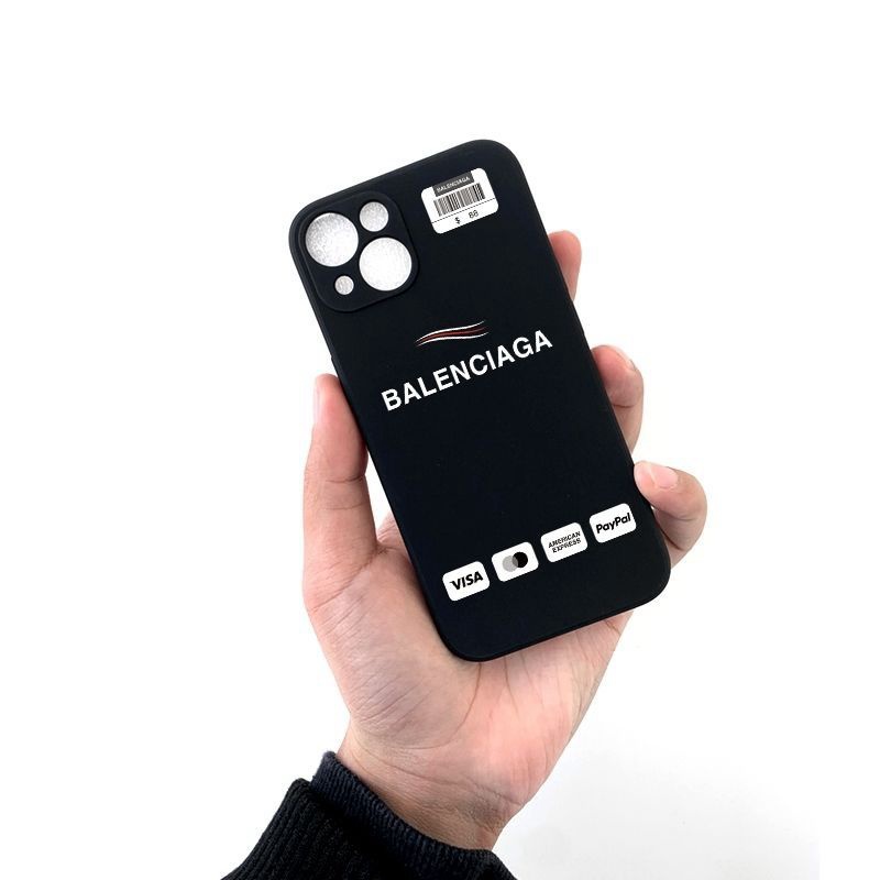 Balenciaga バレンシアガ ハイブランドiphone 14/14 pro/14 pro maxケース オシャレ 黑白 モノグラム アイフォン14/13/12/11/x/xr/xs/xs maxカバー シンプル 新品 コピー メンズ レディーズ