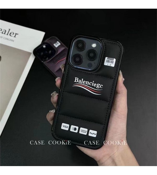Balenciaga バレンシアガiphone 15 14 pro maxケース 激安女性向け iphone15pro max xr xs max 8/7 plusケース ガラス型ブランド アイフォン15 8/7 plus se3 2 14 plus ケース 韓国風