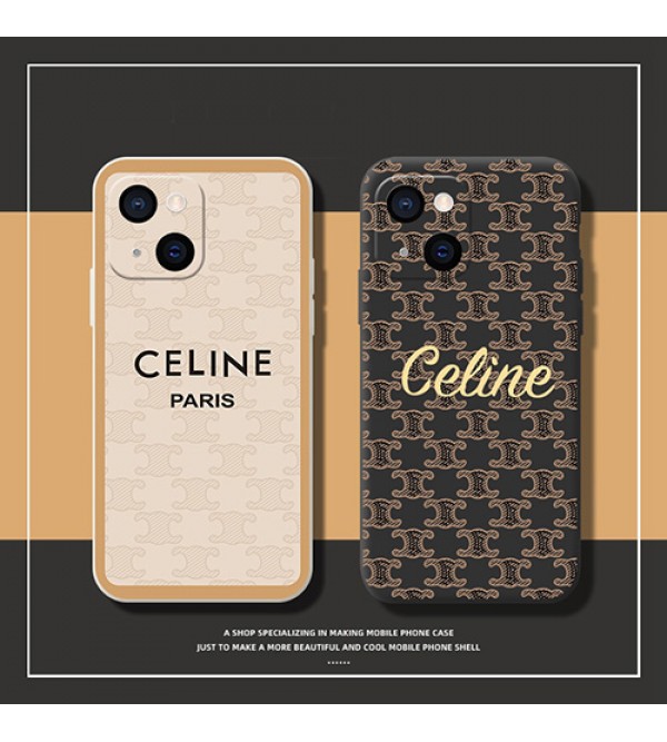 CELINE ブランド iphone13/13 mini/13 pro/13 pro maxケース ins風 セリーヌ モノグラム ジャケット型 アイフォン12/11/x/xs/xr/8/7カバー  四角保護 ファッション 高級 人気 メンズ レディース