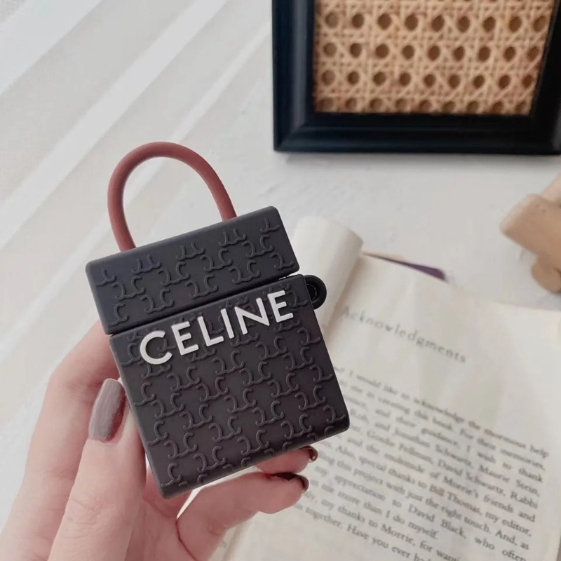 セリーヌ/CELINE ブランド AirPods 3/2/1/Proケース 紛失防止 第1/2/3世代 バッグ風 エアーポッズ1/2/3/プロカバー シリコン 収納便利 保護 メンズ レディース