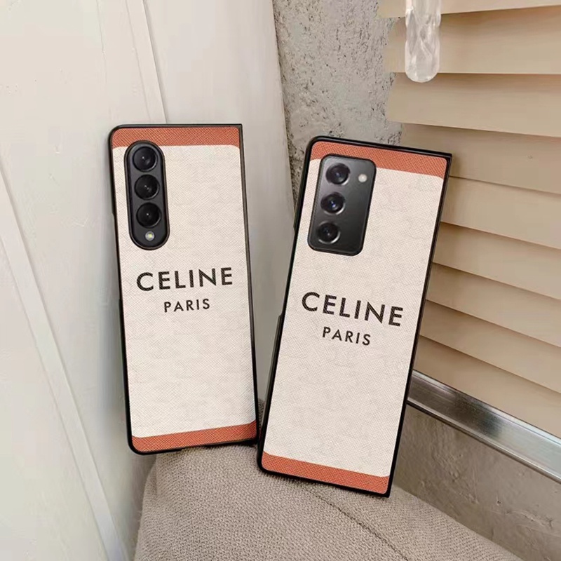 CELINE ブランド セリーヌ Galaxy Z Fold4/Fold3ケース かわいい 折りたたむ式 モノグラム セレブ愛用 ギャラクシーZフォールド4/3カバー 激安 ファッション メンズ レディース