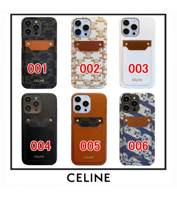 CELINE セリーヌ 男女兼用 人気 ブランド iphone15 14 13 12 proケース  手帳型 ストラップ付き モノグラム iphone 15 14 plusケース 個性ブランド アイフォン15 8/7 plus se3 2 14 plus ケース 韓国風