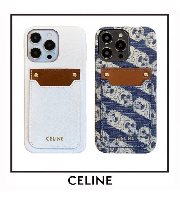 CELINE セリーヌ 男女兼用 人気 ブランド iphone15 14 13 12 proケース  手帳型 ストラップ付き モノグラム iphone 15 14 plusケース 個性ブランド アイフォン15 8/7 plus se3 2 14 plus ケース 韓国風