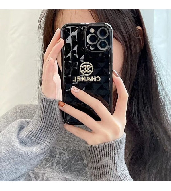 CHANEL/シャネル ブランド iphone 14/14 pro/14 pro max/14 maxケース 韓国風 モノグラム ジャケット型 アイフォン14/13/12/11/X/XS/XR/8+/7+カバー 黒白色 ファッション メンズ レディーズ