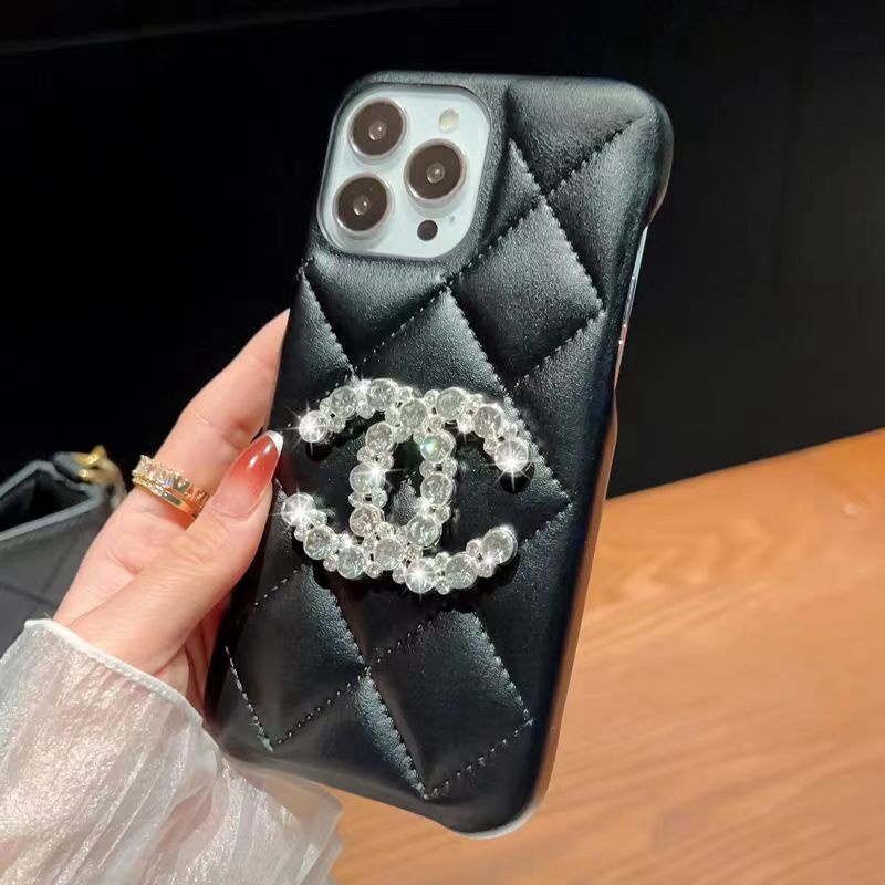 CHANEL シャネル ブランド iPhone 14/14 Pro/14 Pro Maxケース 経典 モノグラム レザー キラキラ アイフォン14プロ マックス/14プロ/14/13/12/11カバー 芸能人愛用 ファッション メンズ レデイース