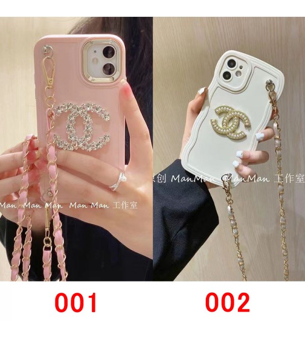 Chanel シャネルアイフォン15/14 13 12プロマックス ケース かわいい 男女兼用 人気 ブランド iphone15 14 13 12 proケース  手帳型 ストラップ付きブランド アイフォン15 8/7 plus se3 2 14 plus ケース 韓国風