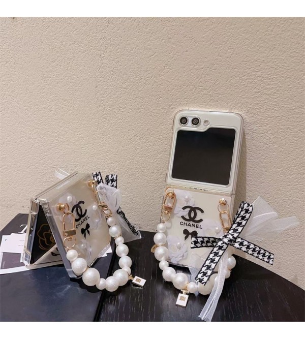 Chanel シャネルブランド galaxy z flip5 4 3ケース かわいい女性向け Galaxy Z Fold 5 4 3 2ケースファッション セレブ愛用 ギャラクシーZフリップ5 4ケース 折りたたみ 激安ギャラクシーZフリップ4 5ケース ブランド スタイル