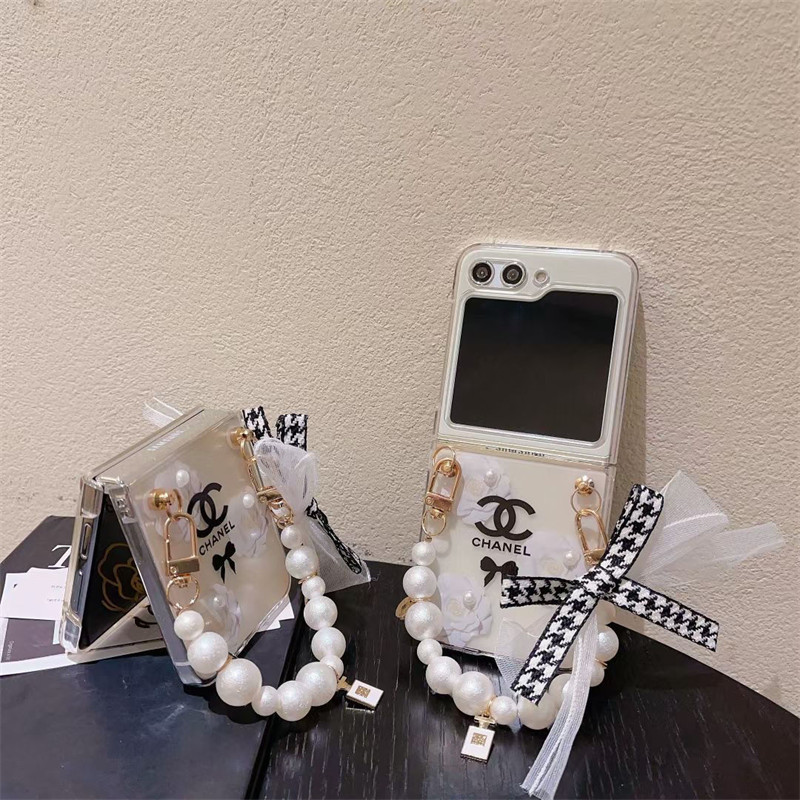 Chanel シャネルブランド galaxy z flip5 4 3ケース かわいい女性向け Galaxy Z Fold 5 4 3 2ケースファッション セレブ愛用 ギャラクシーZフリップ5 4ケース 折りたたみ 激安ギャラクシーZフリップ4 5ケース ブランド スタイル