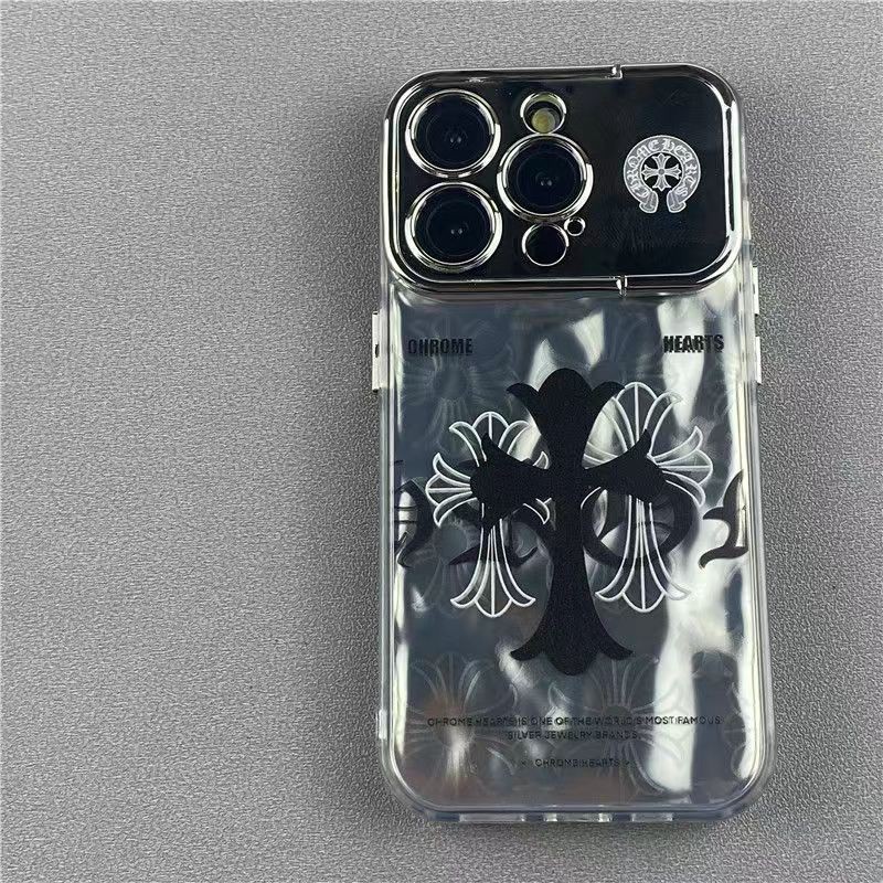 Chrome Hearts クロムハーツ 男女兼用 人気 ブランド iphone15 14 13 12 proケース  手帳型 ストラップ付き モノグラム iphone 15 14 plusケース 個性ブランド アイフォン15 8/7 plus se3 2 14 plus ケース 韓国風