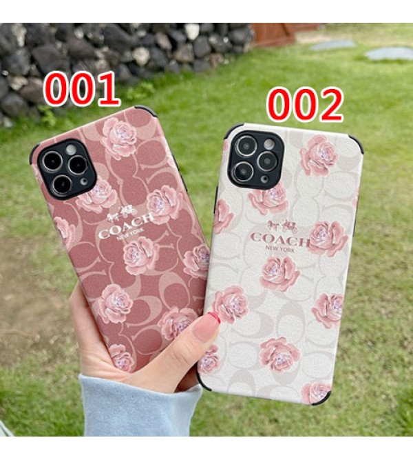 コーチ/COACH ブランド iphone 13/13 pro/13 pro maxケース おしゃれ 花 ジャケット型 モノグラム アイフォン13/12/11/x/xr/xs/xs/8/7カバー メンズ レディース