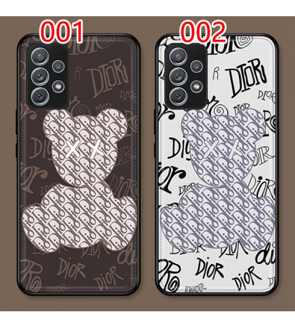 DIOR ディオール ハイブランド iphone 14/14 pro/14 pro max/14 plusケース 経典 熊柄 kaws カウズ Galaxy A33/A53ケース 激安 ジャケット型 ギャラクシーA72/A52カバー 保護 高級感 耐衝撃 オーダーメイド 芸能人愛用 メンズ レディース