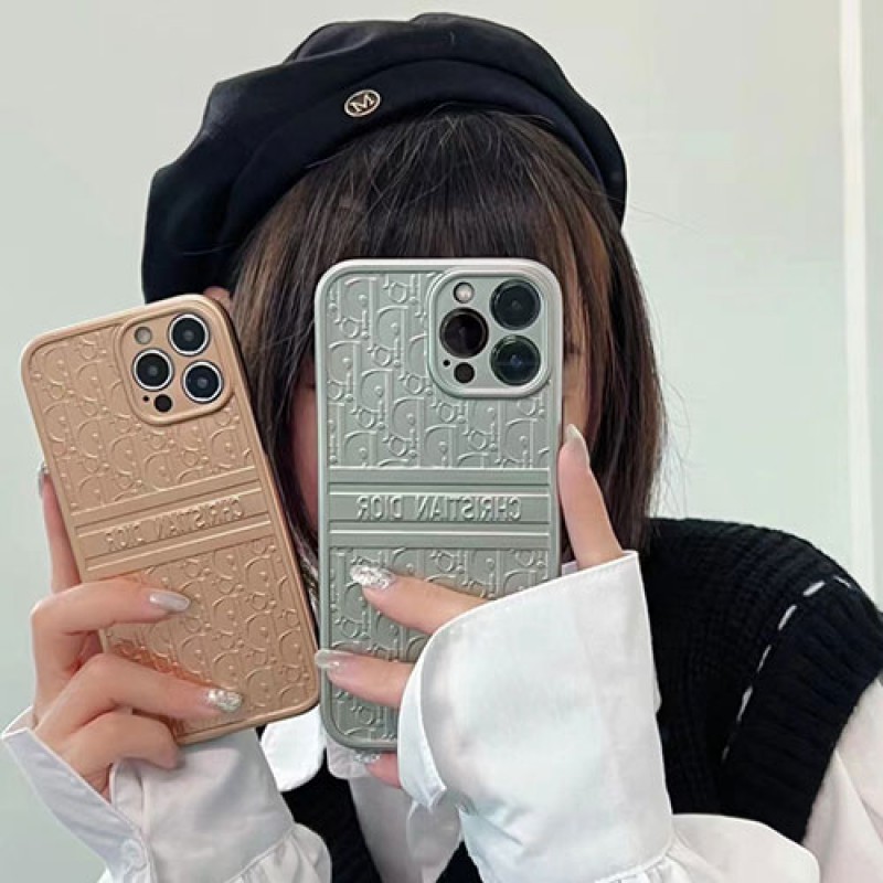 DIOR/ディオール iphone13 pro/13 pro maxケース ブランド おしゃれ ジャケット型 浮彫風 シリコン モノグラム アイフォン13/12/11/X/XS/XRカバー芸能人愛用 メンズ レディーズ