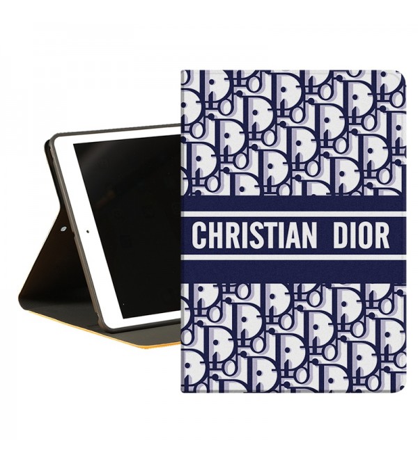 DIOR ディオール ハイブランド ipad 10/pro 2022ケース かわいい モノグラム 手帳型 スタンド付き アイパッド10/プロ2022/air 5/mini 6/9/8/7/6/5/4/3/2カバー Christian Dior ファッション メンズ レディーズ