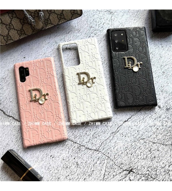 DIOR/ディオール ブランド iPhone 14/14 Pro/14 Pro Maxケース レザー製 モノグラム Galaxy S22/s22+/s22 ultra/s21/s20/note21/note20/note10ケース ジャケット型 可愛い アイフォン13/12/11/X/8/7カバー メンズ レディース