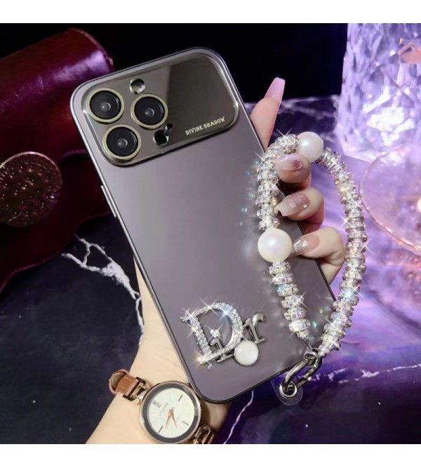 Dior ディオール女性向け iphone15pro max xr xs max 8/7 plusケース ガラス型 モノグラム iphone 15 14 plusケース 個性 アイフォン15 14 13 スマホケース インスタ風