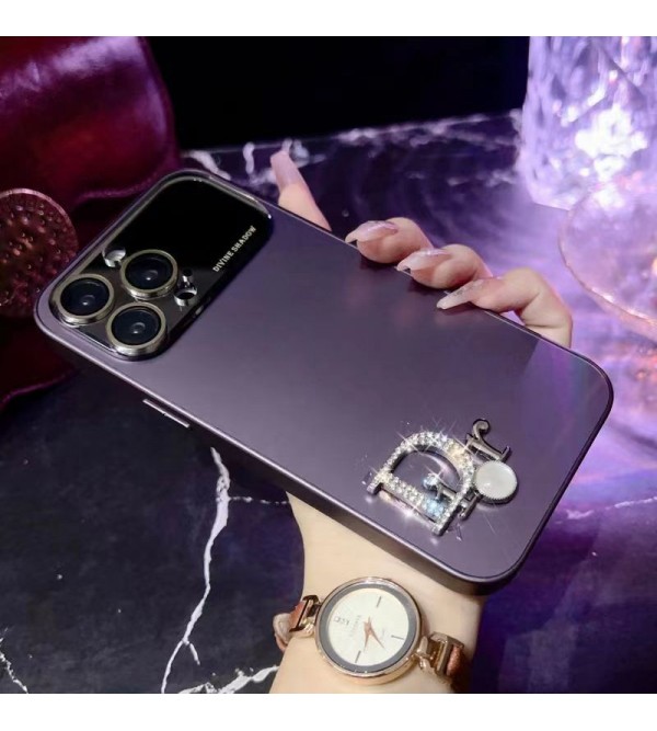 Dior ディオール女性向け iphone15pro max xr xs max 8/7 plusケース ガラス型 モノグラム iphone 15 14 plusケース 個性 アイフォン15 14 13 スマホケース インスタ風
