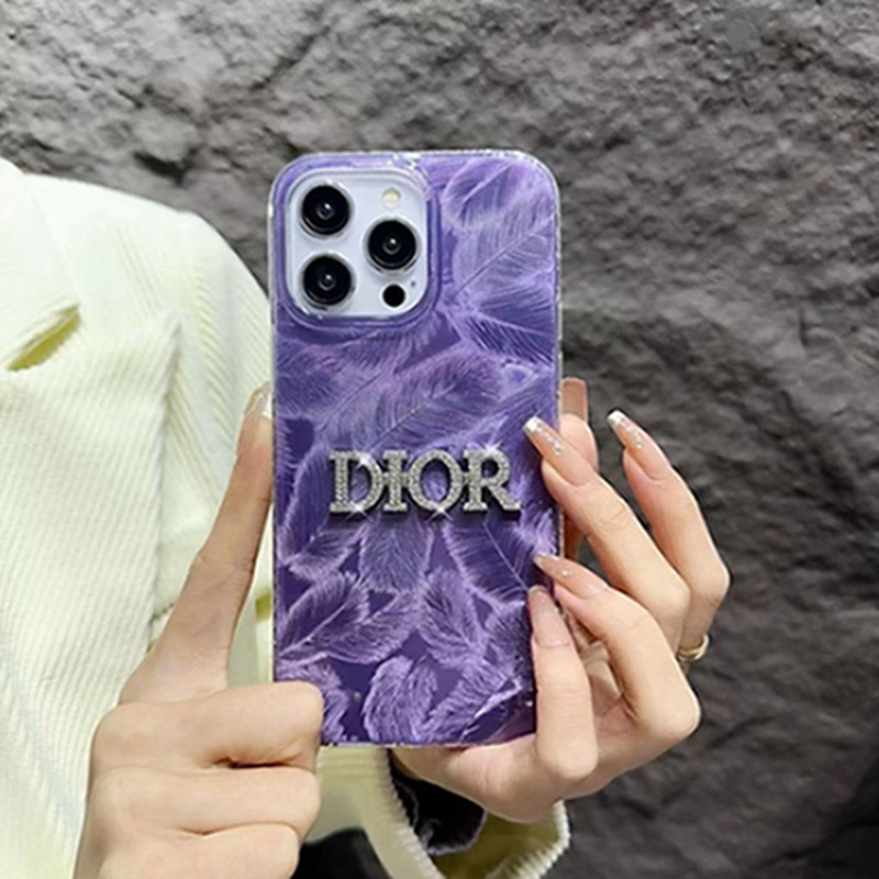 Dior ディオール 男女兼用 人気 ブランド iphone15 14 13 12 proケース  手帳型 ストラップ付きアイフォン15プラス 14ケース バッグ型 アイフォン15 14 13 スマホケース インスタ風