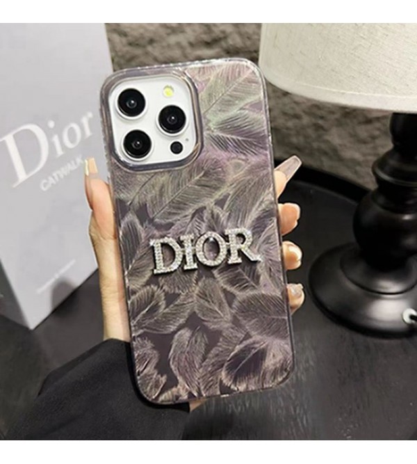 Dior ディオール 男女兼用 人気 ブランド iphone15 14 13 12 proケース  手帳型 ストラップ付きアイフォン15プラス 14ケース バッグ型 アイフォン15 14 13 スマホケース インスタ風