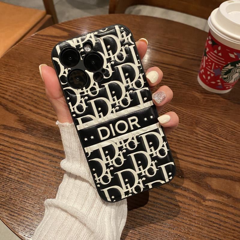 Dior ディオール 男女兼用 人気 ブランド iphone15 14 13 12 proケース  手帳型 ストラップ付きブランド アイフォン15 8/7 plus se3 2 14 plus ケース 韓国風アイフォン15プラス 14ケース バッグ型