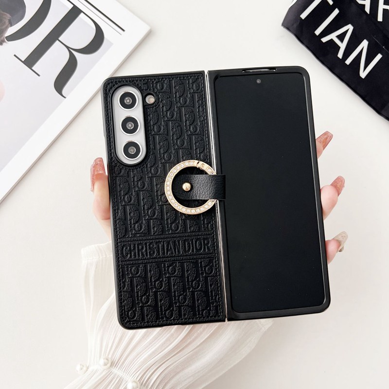 Dior ディオールブランド かわいい女性向け Galaxy Z Fold 5 4 3 2ケースギャラクシーZフォールド5 4 3ケース ファッション経典 メンズ ブランド スタイル