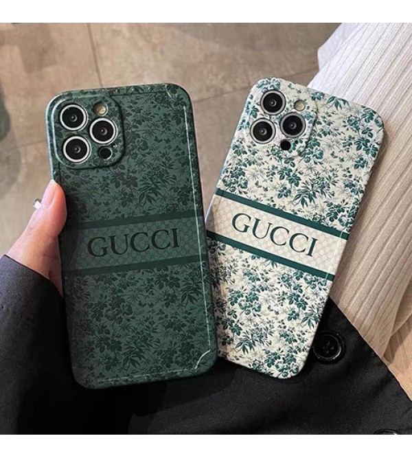 GUCCI グッチ ハイブランド iphone 13 pro max/13 mini/13 proケース かわいい 植物柄 モノグラム シンプル アイフォン13/12/11/X/XS/XR/8/7カバー 2022 ファッション メンズ レディーズ