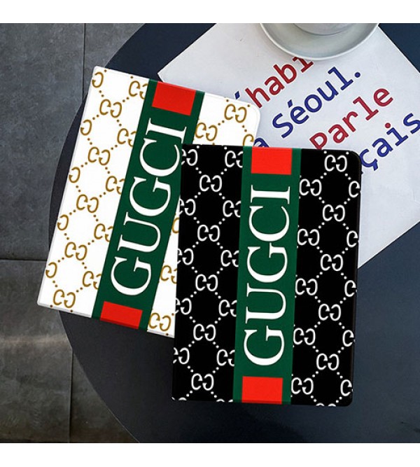 グッチ ハイブリッド iPad mini6/9/pro 2021ケース GUCCI モノグラム ケース スリム 軽量にくい 保護 ハード背面対応 ソフトフレーム 高級ファッション