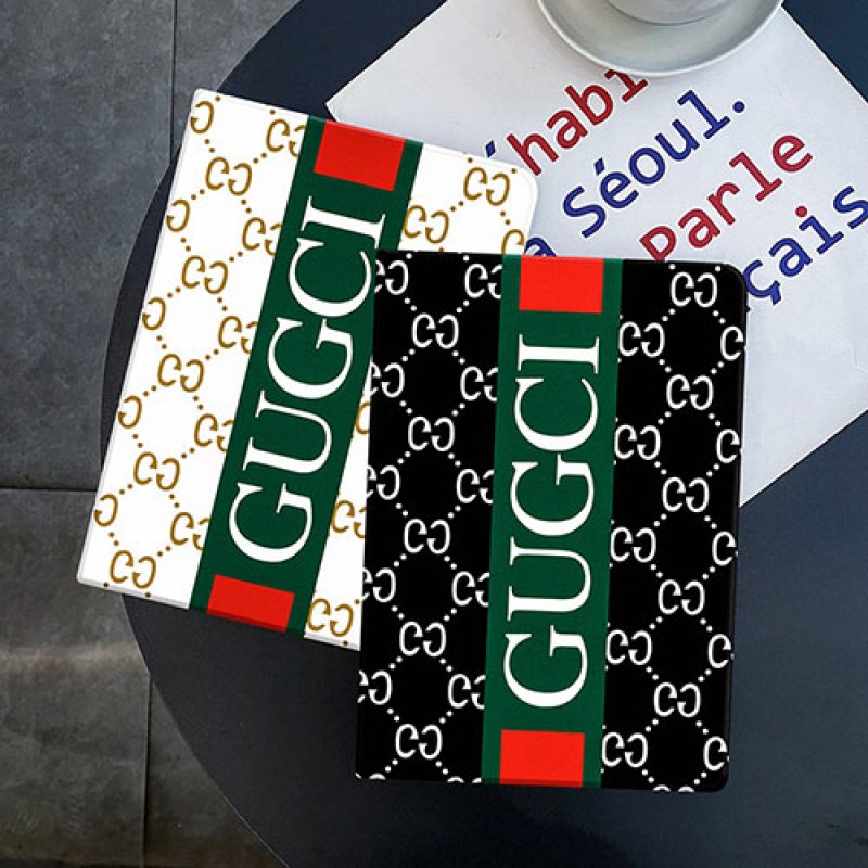 グッチ ハイブリッド iPad mini6/9/pro 2021ケース GUCCI モノグラム ケース スリム 軽量にくい 保護 ハード背面対応 ソフトフレーム 高級ファッション