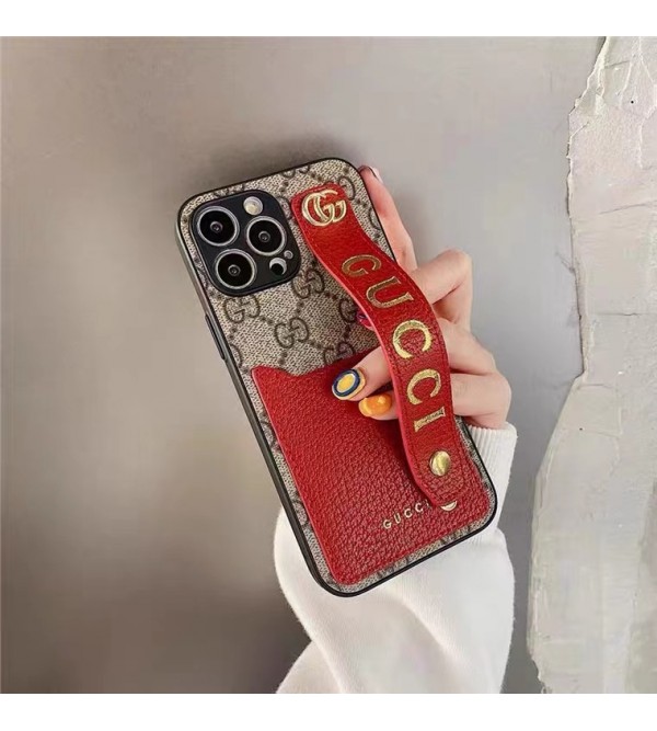 GUCCI グッチ ハイブランド iphone 14/14 pro/14 pro max/14 plusケース かわいい ジャケット型 レザー製 モノグラム カード入れ Galaxy S22/s22+/s22 ultra/note21ケース ハンドバンド付き カバー 全機種対応  コピー メンズ レディーズ 