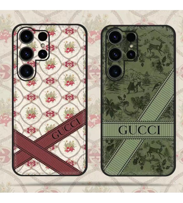 GUCCI ブランド グッチ Galaxy S23/S23+/S23 Plus/S23 Ultra/A54 5Gケース かわいい モノグラム 植物柄 ジャケット型 ギャラクシーs23/s23プラス/s23ウルトラ/a54 5g/a53/a52カバー  耐衝撃 ファッション メンズ レディーズ