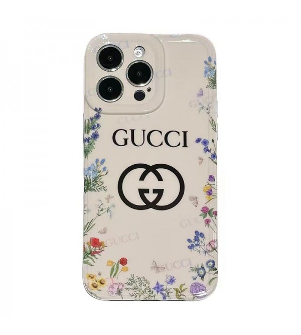 Gucci グッチアイフォン15/14 13 12プロマックス ケース かわいい 男女兼用 人気 ブランド iphone15 14 13 12 proケース  手帳型 ストラップ付きブランド アイフォン15 8/7 plus se3 2 14 plus ケース 韓国風