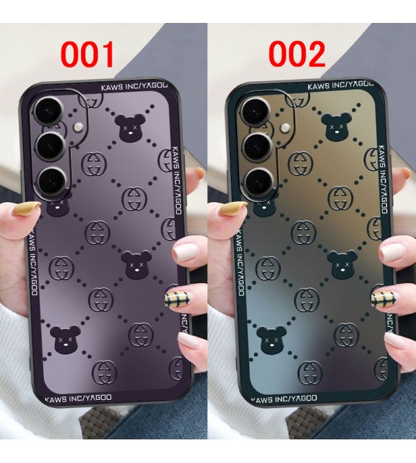 Gucci グッチ Kaws カウズ ギャラクシーS23 s22 s24ウルトラ カバー レディース バッグ型 ブランドモノグラム Galaxy s23+ s24ケース ブランドギャラクシーS23プラス s22 s24 plus ケース ファッションgalaxy s23 plus iphone 14 15 13スマホケース 激安